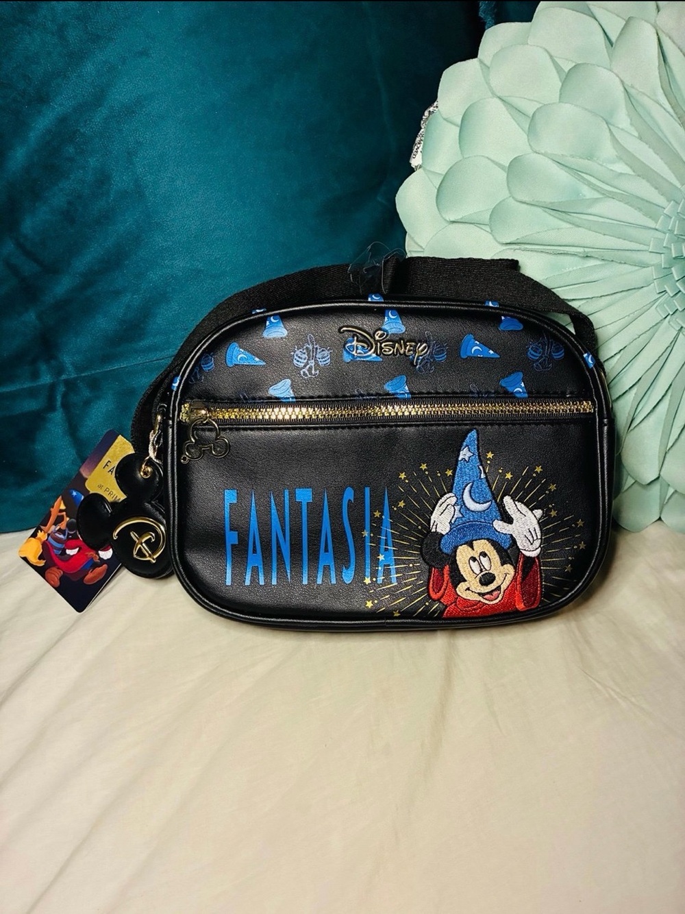 NWT Disney x Primark Fantasia Sorcerer Mickey Crossbody Bag